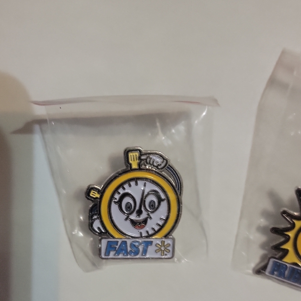 Walmart "Clean-Fast-Friendly Pin Set - Picture 3 of 5